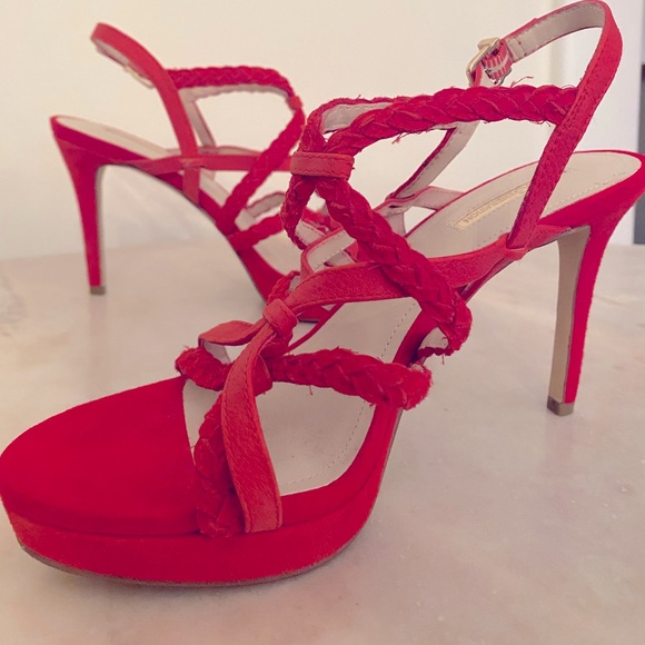 Women’s BCBGeneration Emmi High Heel, BG-EMMI Candy Red Size 6.5. Worn Once. - Picture 2 of 3